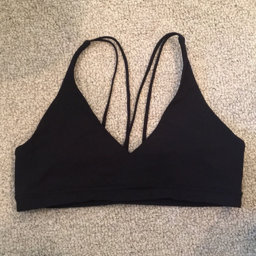 Lululemon freely flexed sports bra size 10- black
